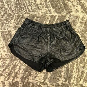 Rails Perforated Black Leather Elastic Waist Shorts Size S